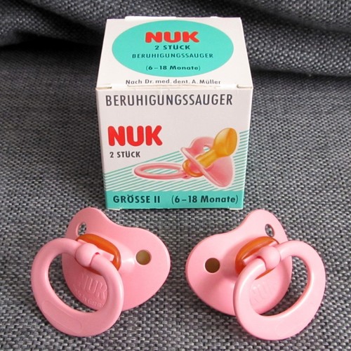 Nuk ciuccio lattice rosa - nuk,